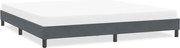 vidaXL Estrutura de cama sem colchão 200x210 cm veludo cinzento-escuro