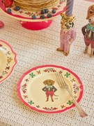 Prato de pequeno-almoço NATHALIE LÉTÉ rice para crianças vermelho