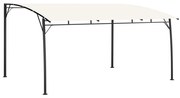 vidaXL Toldo para-sol de jardim 4x3x2,55 m cor creme