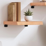 vidaXL Prateleira de parede 40x40x(2-6) cm carvalho tratado castanho