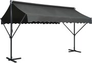 vidaXL Toldo de pé 400x300 cm antracite