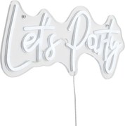 Candeeiro de Parede Néon Branco Incl. LED - Let's Party
