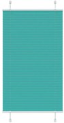 vidaXL Gasolina verde Plissada Cega 75x150 cm Largura Tecido 74,4 cm