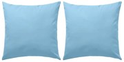 Almofadas para exterior 2 pcs 45x45 cm azul claro