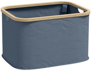 HOMCOM Cesto para Roupa Dobrável Cesto para Roupa Suja 36 L para Casa de Banho Dormitório Lavandaria 44,3x33,3x26,5 cm Cinza