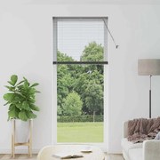 vidaXL Persiana de Janela Cinzento-escuro 80 x 130 cm Alumínio