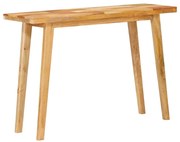 vidaXL Mesa de Jantar Natural 100 x 35 x 75 cm Madeira de manga maciça