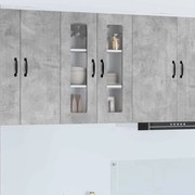 vidaXL Armário de Cozinha Cinzento 60 x 31 x 80 cm Madeira processada