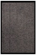 vidaXL Tapete de porta às riscas 80x120 cm bege
