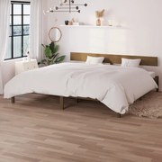 Estrutura de cama super king 180x200 cm pinho castanho-mel