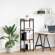 vidaXL Estante Carvalho Defumado 40 x 30 x 85 cm Madeira processada