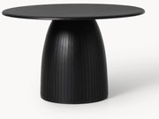 Mesa de jantar redonda com estrutura canelada Nelly, vários tamanhos