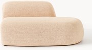 Módulo de chaise longue em bouclé Wolke