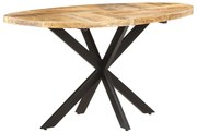 vidaXL Mesa de jantar 140x80x75 cm madeira de mangueira maciça