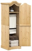 vidaXL Roupeiro Corona 55x52x170 cm madeira de pinho maciça