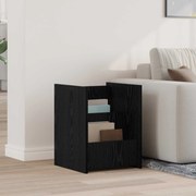 vidaXL Estante de Revistas Carvalho Preto 35 x 35 x 45 cm