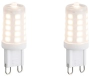 Conjunto de 2 Lâmpadas LED G9 Reguláveis Opala 3W 250lm 2700K