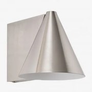 Luminária De Parede Em Ferro Bicorp Cinza Cromado - Sklum