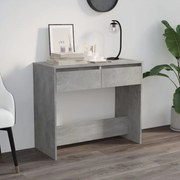 vidaXL Mesa consola 89x41x76,5cm derivados de madeira cinzento-cimento