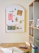 Quadro em metal e madeira bege