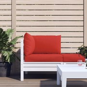 vidaXL Almofadões p/ móveis de paletes 3 pcs tecido oxford vermelho