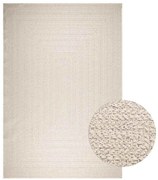 vidaXL Tapete ZIZUR creme 240x340cm aspeto de juta interior e exterior