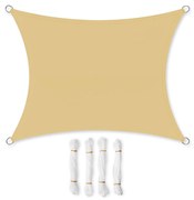 Vela de sombra para exterior resistente à água | SONGMICS | amarelo | GSH34EY.