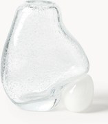 Jarra de vidro com bolhas de ar Nicky, Alt 20 cm