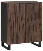 vidaXL Cristaleira 60 x 33,5 x 75 cm em Madeira Maciça de Manga