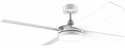 Ventoinha de teto EnergySilence Aero 5200 White Line 60 W e 52’’ com luz LED