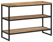vidaXL Mesa consola 100x35x70 cm madeira de mangueira áspera maciça