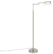 Candeeiro de pé design em aço com LED e dimmer tátil - Notia Moderno