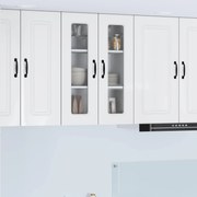 vidaXL Armário de Cozinha Kalmar Branco Brilhante 60 x 31 x 80 cm