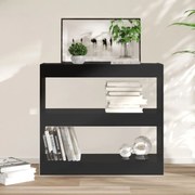 vidaXL Estante/divisória 80x30x72 cm preto