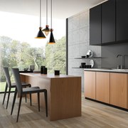 Candeeiro Suspenso Dodo – Preto – 67 x 67 cm