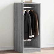 vidaXL Roupeiro 48x41x102 cm derivados de madeira cinzento sonoma