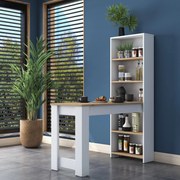 **** Mesa de Cozinha JA102 – Nogueira Branca – 120 cm x 153,6 cm

**