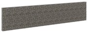 vidaXL Muro gabião com tampas aço galvanizado 900x30x200 cm