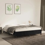 vidaXL Estrutura de cama sem colchão 180x200 cm veludo preto