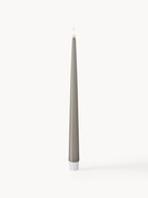 Velas LED artesanais Real Flame, Alt 28 cm, conjunto de 2