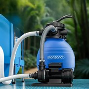 Sistema de filtro de areia Piscinas 10200 L/h, incluindo bolas de filtro