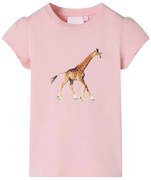 T-shirt de criança rosa-claro 116