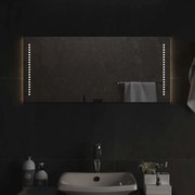 vidaXL Espelho de casa de banho com luzes LED 90x40 cm