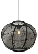 Candeeiro de suspensão oriental preto 48 cm - Rob Oriental