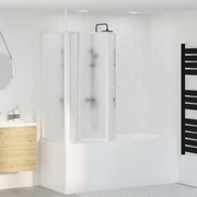 vidaXL Cabine de duche dobrável formato L 70x120x137 cm 4 painéis