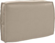 vidaXL Almofada Cinzento-acastanhado 60 x 40 x 12 cm Tecido Oxford