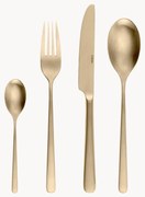 Conjunto de talheres escovados Anemone, 4 pessoas, conjunto de 16