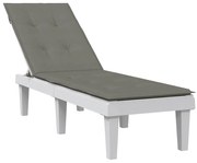 vidaXL Almofadão para cadeira terraço (75+105) x 50 x 4cm mesclado tecido