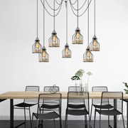 Chandelier Fiko – Preto – 137 cm x 131 cm