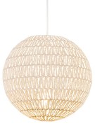 Candeeiro suspenso retro branco 40 cm - Lina Ball 40 Design,Moderno,Retro